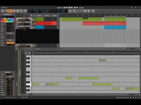 Bitwig's multi-clip editor