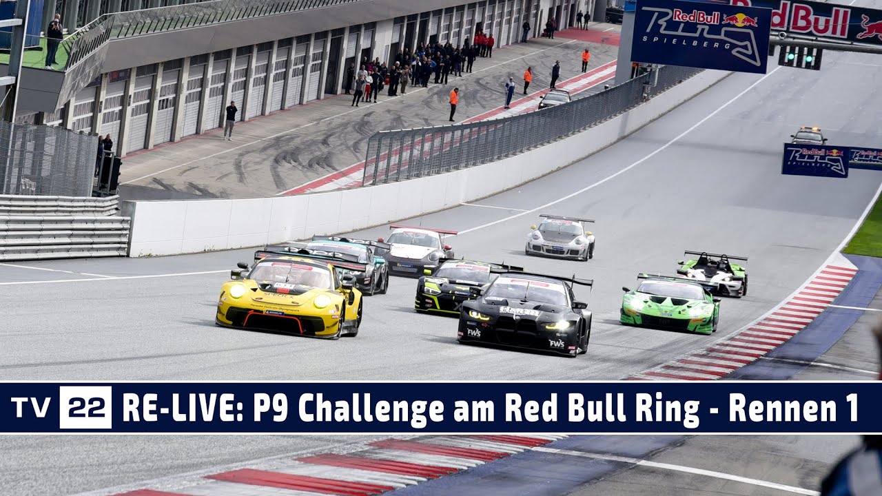 MOTOR TV22: RE-LIVE P9 Challenge Rennen 1 am Red Bull Ring 2023 | Porsche & Lamborghini