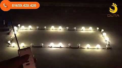 Một hiệu ứng khác của bóng led bát F50 full color