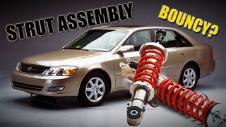 HOW TO REPLACE THE SUSPENSION STRUTS ASSEMBLY ON A TOYOTA AVALON