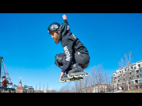 Just having Fun on inline skates (Rollerblades)