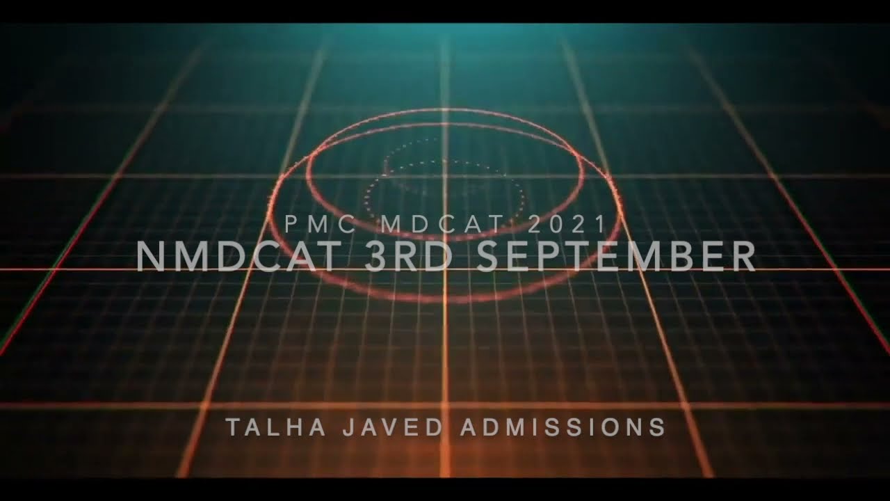 3rd September 2021 | PMC MDCAT