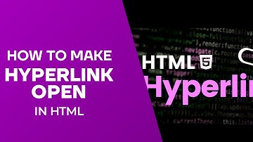 HOW TO MAKE HYPERLINK OPEN IN A NEW TAB