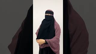 Ukht London - XL 1 Layer Niqab - Muslimah Niqab Shop #shorts