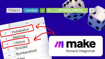 Get random item from array (Make.com/Integromat micro-tutorial)