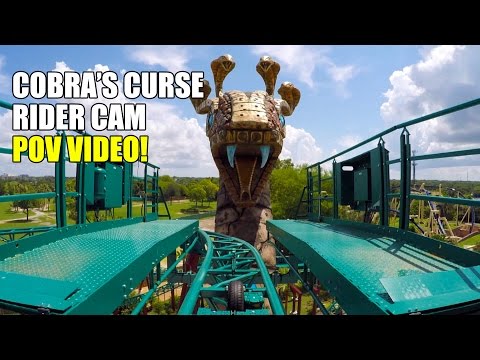 Cobras Curse Rider Cam POV Busch Gardens Tampa