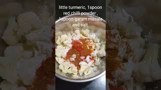 Cauliflower pakoda recipe cauliflowerpakora shorts youtubeshorts shortvideo shortsfeed viral