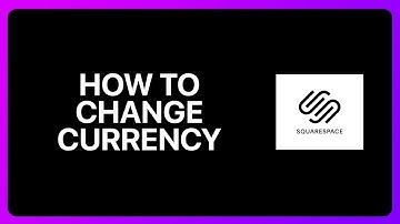 How To Change Currency In Squarespace Tutorial