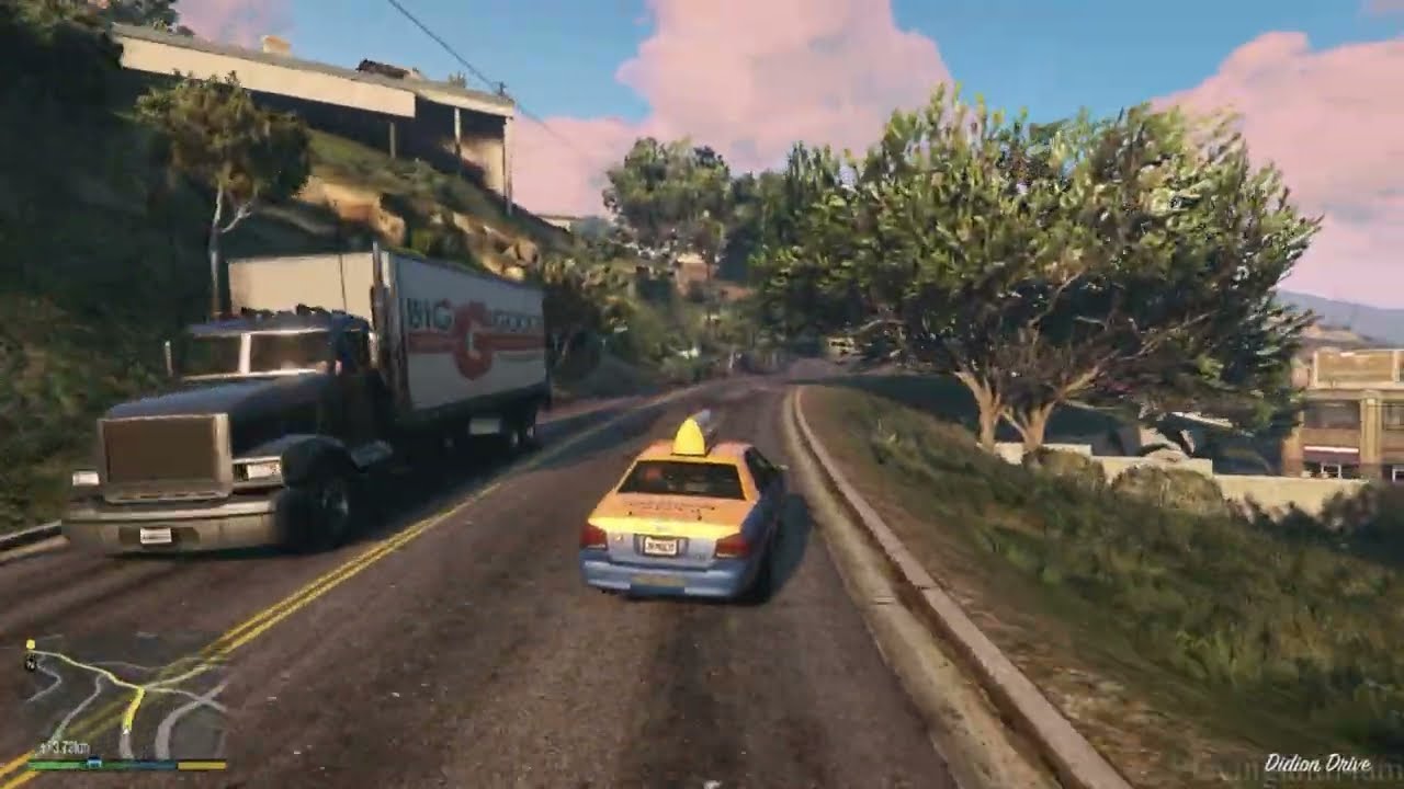 Trabajando como Taxista en GTA V 11# [PS4].