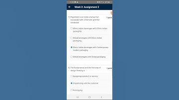 Entrepreneurship nptel assignment 2 solutions