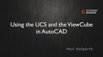 29. Using the UCS and the ViewCube in AutoCAD