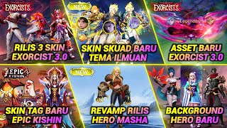 SKIN BARU TAG EPIC KISHIN!? SKIN SKUAD TEMA ILMUAN, REVAMP SKUAD VENOM, BACKGROUND HERO BARU DLL