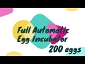 Full automatic egg incubator  200 eggs