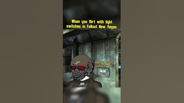 When you flirt with light switches in Fallout New Vegas Old World Blues DLC: #fallout #memes #shorts