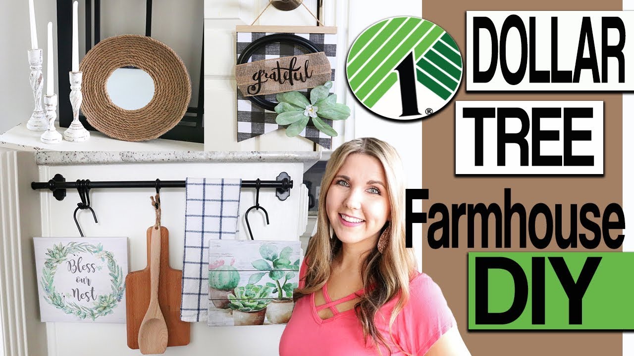 DIY Dollar Tree Room Decor 🌟 Farmhouse Wall Decor YouTube