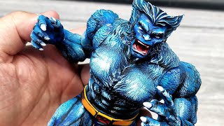 How to custom repaint: Marvel Legends Beast. action figure. Caliban wave.