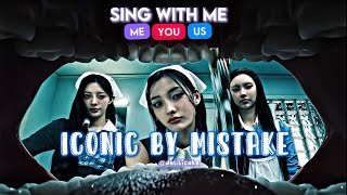 LE SSERAFIM, ILLIT, and KATSEYE ‘Iconic by Mistake’ [SING WITH ME | KARAOKE]