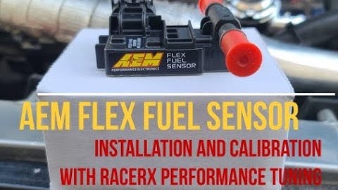 AEM Flex Fuel Sensor Installation and Calibration by RacerX Performance Tuning
