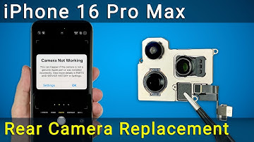 iPhone 16 Pro Max Rear Camera Repair - DIY Fix Guide (Black Screen & Calibration)