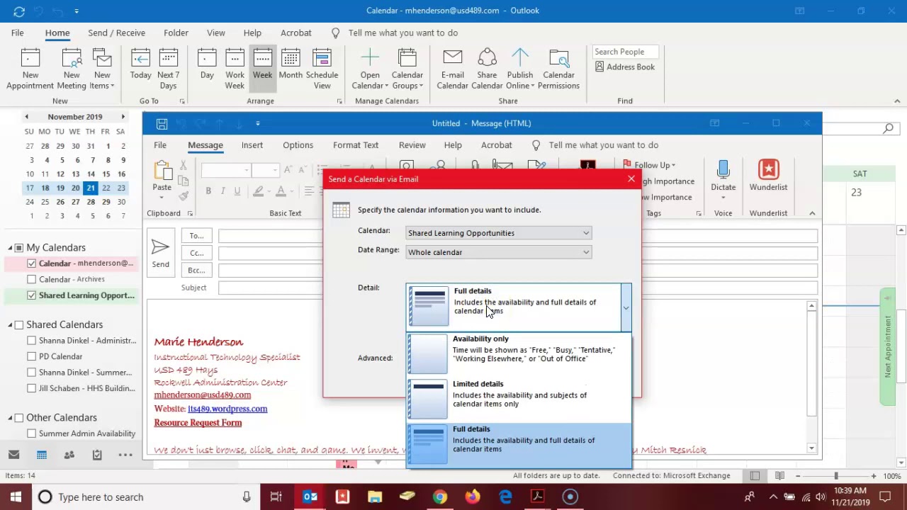 How to create a shared calendar outlook 2003 oceanbetta