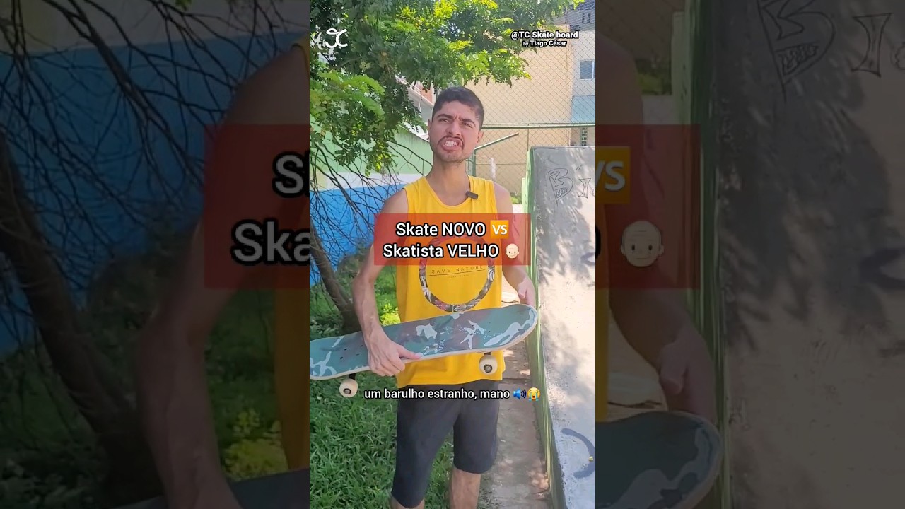 skate novo 🆚 skatista velho 😂 [o FINAL kkk]