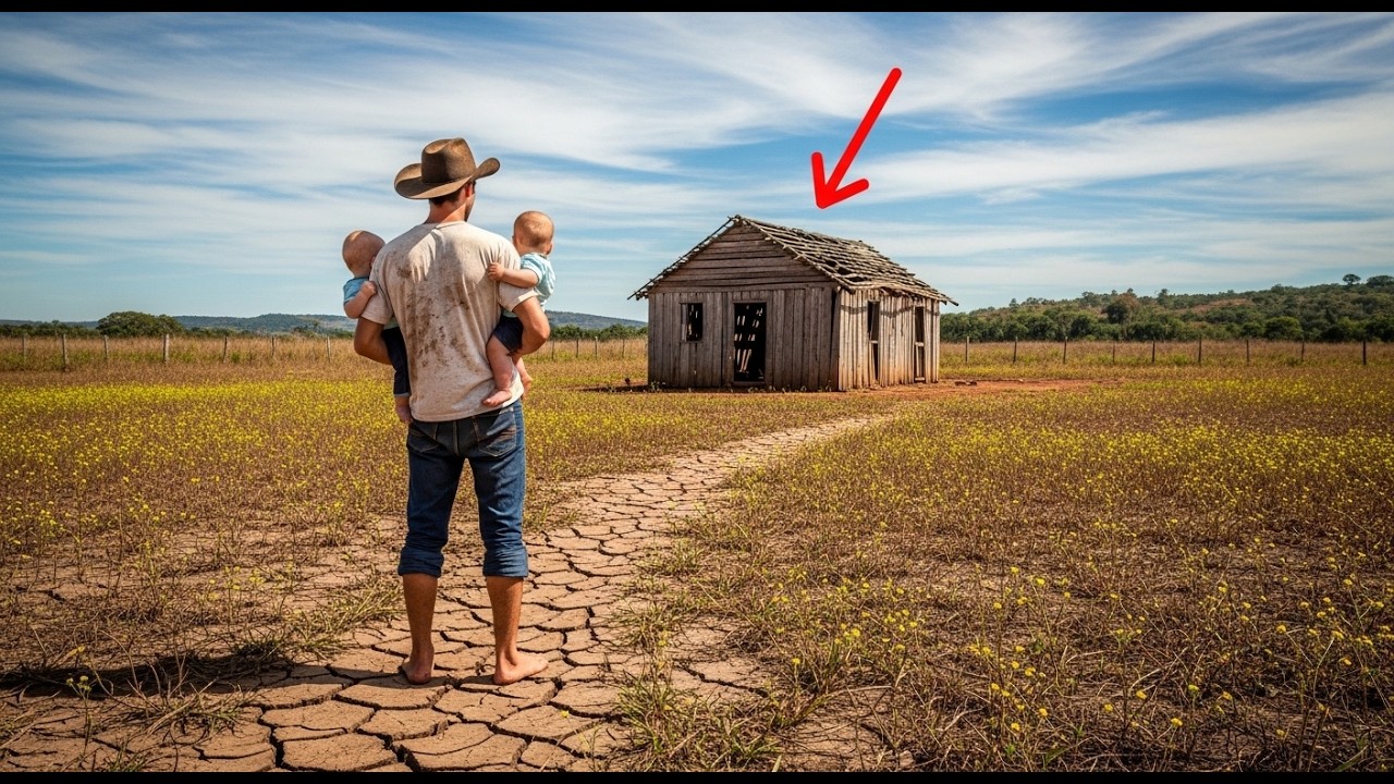 CAIPIRA ANDOU QUILÔMETROS COM OS FILHOS NOS BRAÇOS… ATÉ UMA PORTA SE ABRIR
