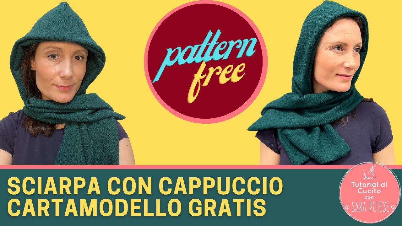 Sciarpa con cappuccio - Sara Poiese