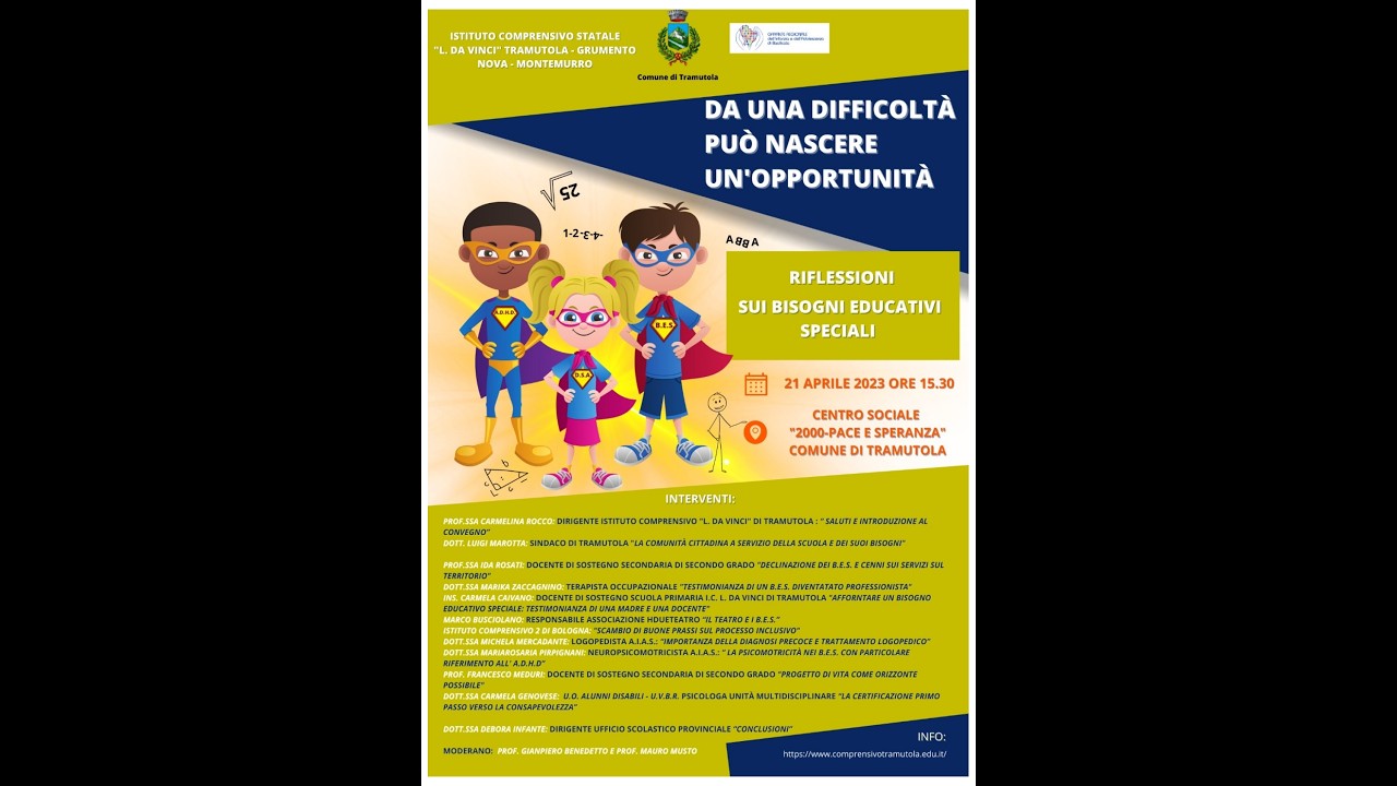 Da una difficoltà può nascere un'opportunità