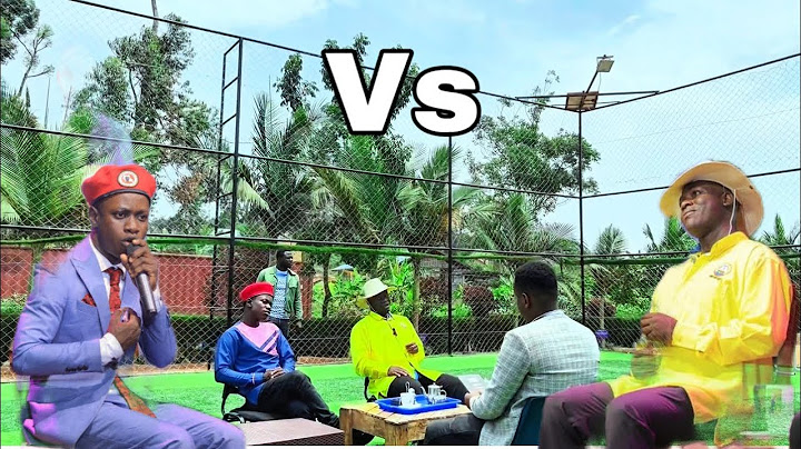 Bobi wine met Museven at an international interview