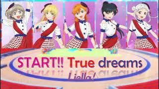 [FULL] START!! True dreams - Liella! (Color Coded Kan/Rom/Eng Lyrics) Love Live!