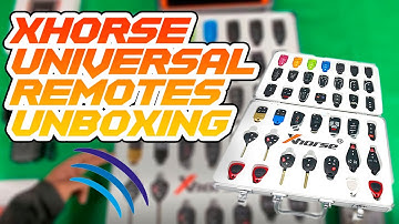Xhorse Universal Remotes Set Unboxing