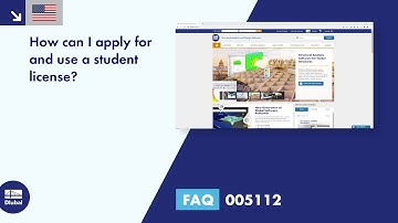 FAQ 005112 | How can I apply for and use a student license?