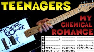 My Chemical Romance Teenagers Guitar Lesson / Guitar Tabs / Guitar Tutorial / Guitar Chords / Cover