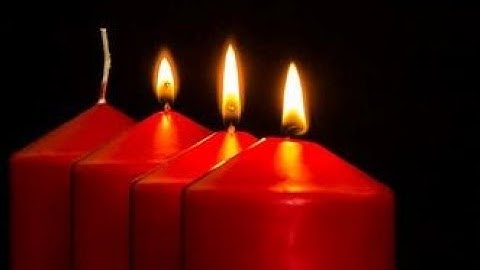 Advent 3 candle lighting