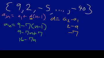 Arithmetic Sequences: Finding the number of terms