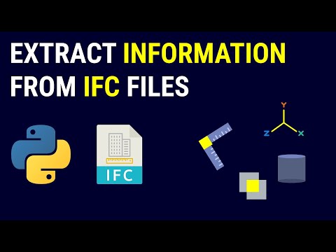 Extract information from an IFC file using python