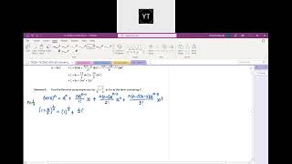 MAT285: 47) Binomial Series - Example 1