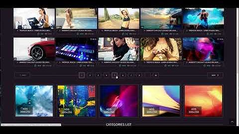 Template 9 - Color Scheme 10 (For Video Website)