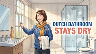 The Dutch Bathroom Rule That Keeps Moisture Under Control