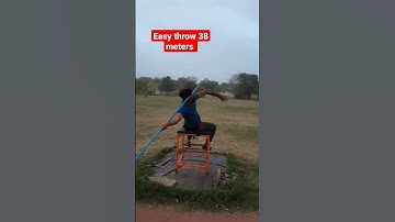 technical javelin seating throw #javelinthrow #ballthrow #fitness #javelin #motivation #india