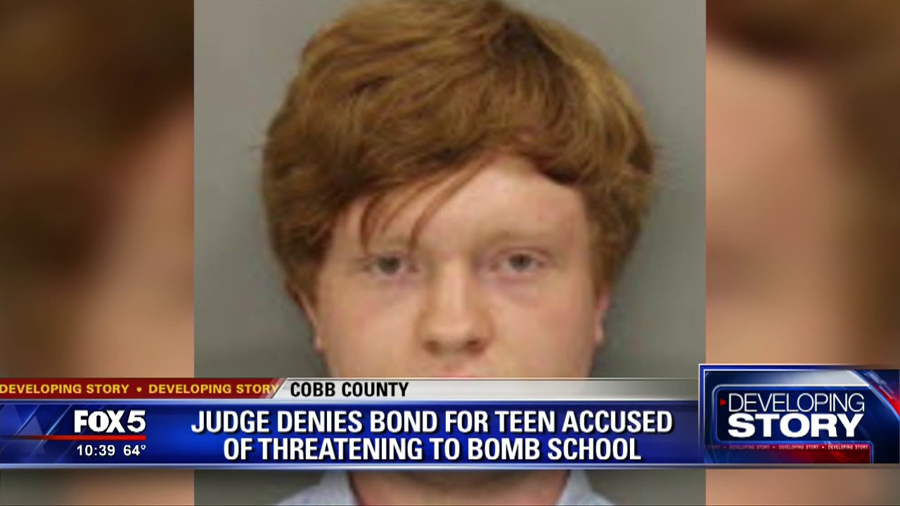 Judge denies bond for teen accused of threatening to bomb school - YouTube