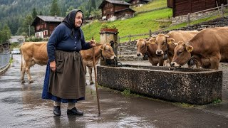 Lonely 82 Year Old Grandma Lives Alone in the Swiss Alps Village | #Documentary Film #mountains