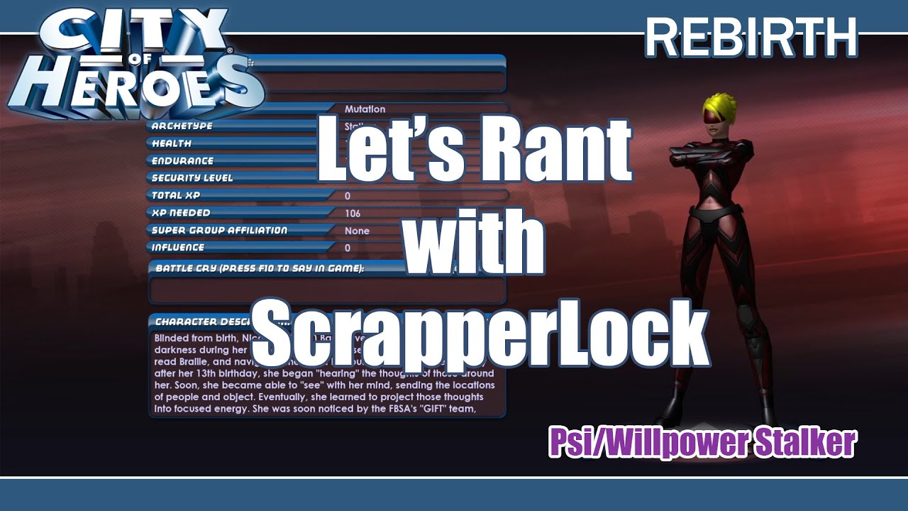 City of Heroes Let's Rant - Ep. 00: Introduction - YouTube