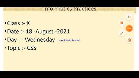 Class X Computer Application 18 08 2021 By Mr  Praveen Singh
