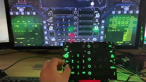 UFC redesign | F/A-18C Simpit | Included segment displays and buttons