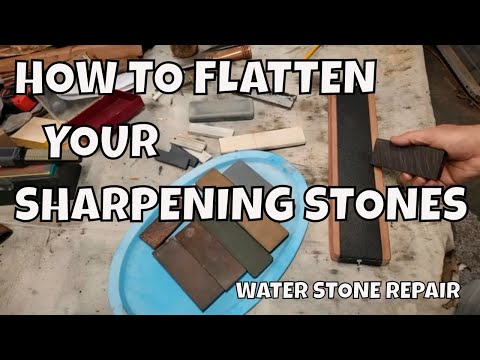 How to flatten your Knife Sharpening Stones / Restoring Vintage Sharpening Stones
