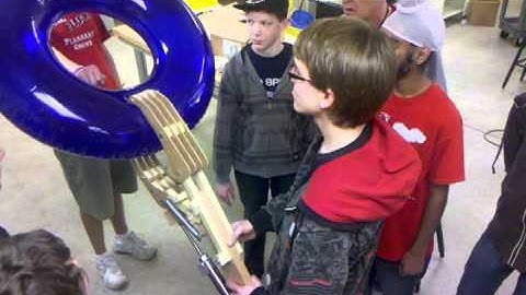 FIRST Team 2073 2011 Claw prototype test2