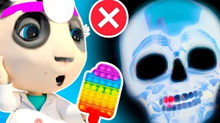 Doctor Panda Checkup from Rescue Team | Funny Kids Songs + More Nursery Rhymes | Cartoon for Kids