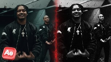 How to make this Black And White GRAINY color effect! (After Effects)