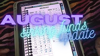 AUGUST SINKING FUNDS CHECK IN